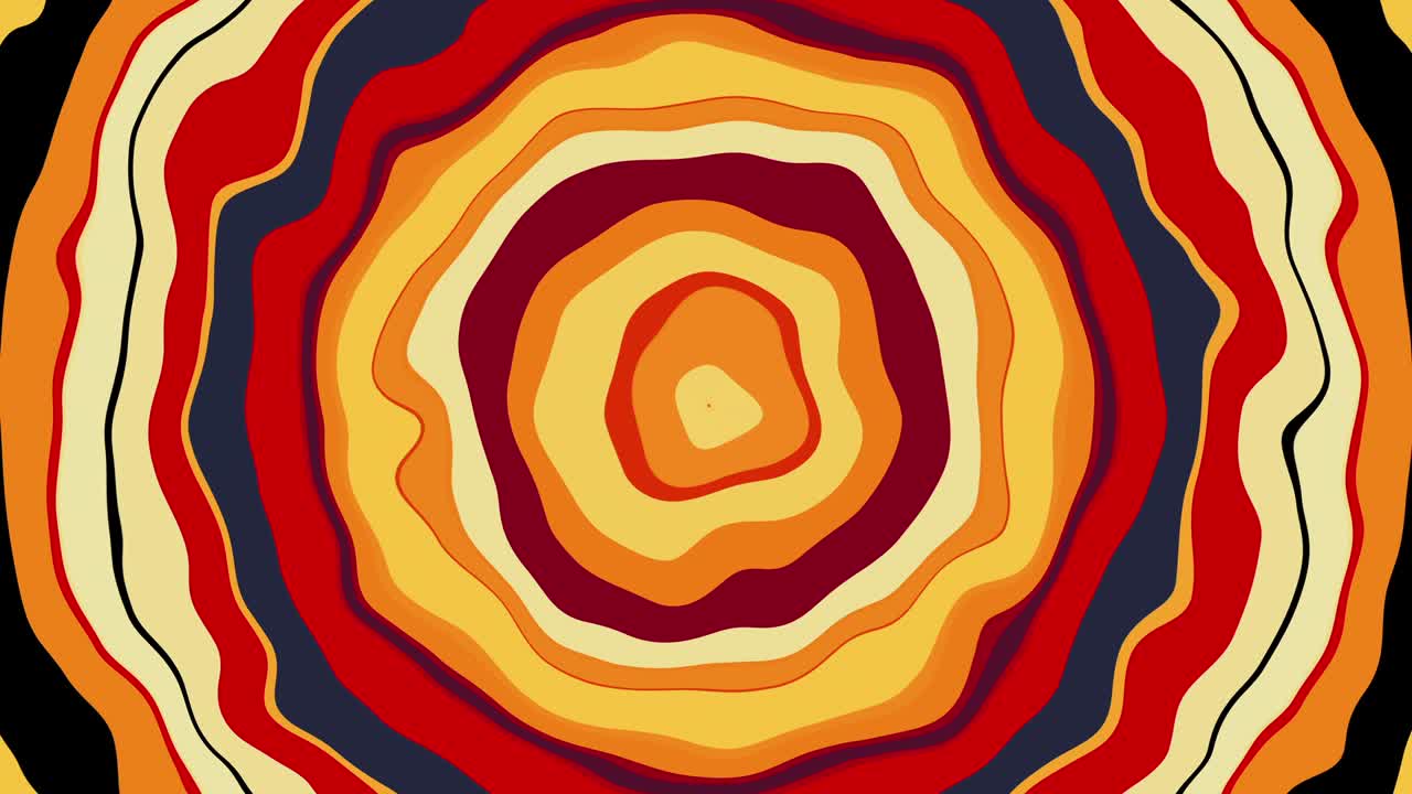 Computer generated a background from colorful twisted stripes in circle shape. 3D rendering of abstract wallpaper