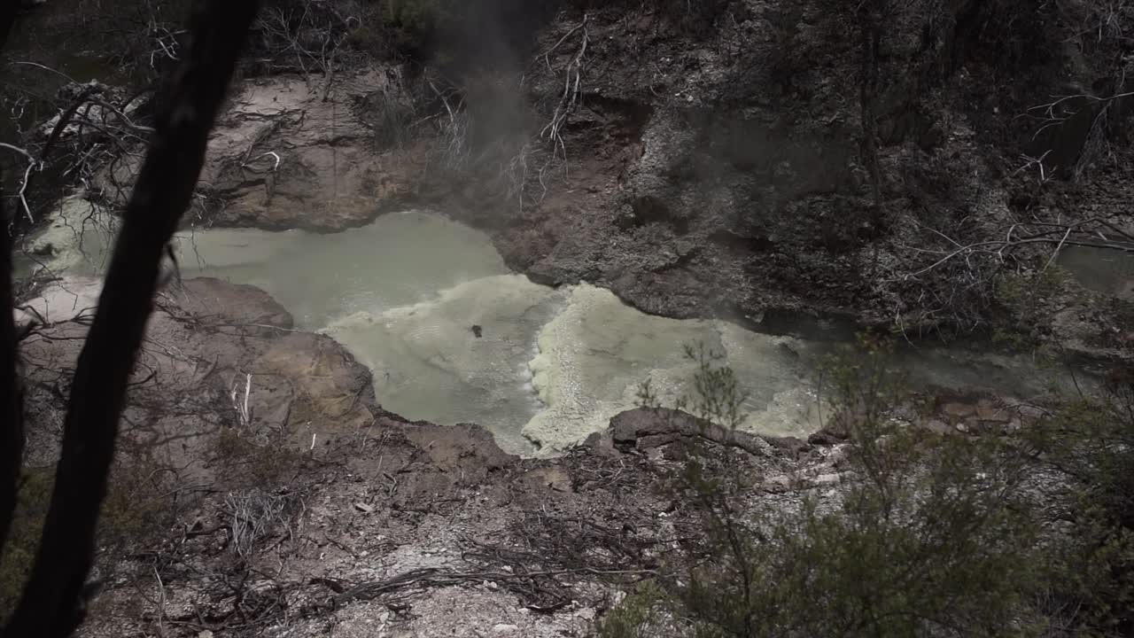 Geothermal Hot Spring Landscape