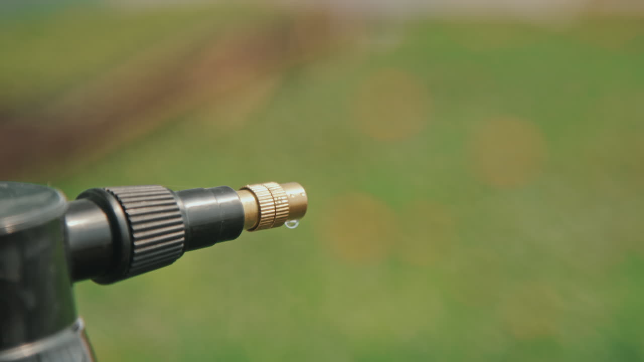 Close-Up of Spout of Garden Spray Bottle