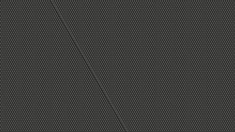 shapes like a honeycomb and moving wave