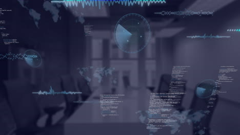 Animación-Del-Procesamiento-De-Datos-Financieros-Sobre-Una-Habitación-Vacía-En-La-Oficina