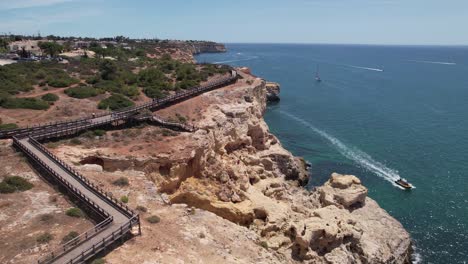 mediterranean coast in carvoeiro algarve