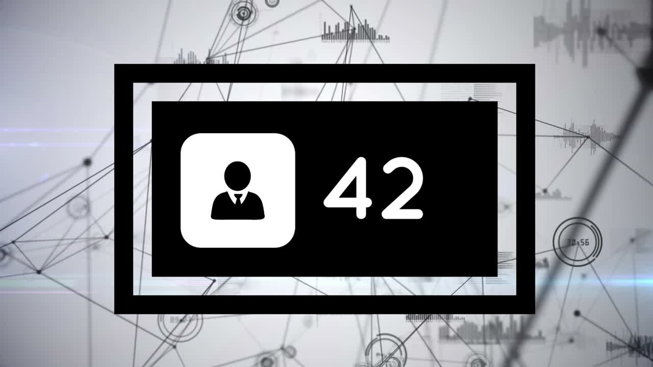 그래프 를 가진 프로필 아이콘