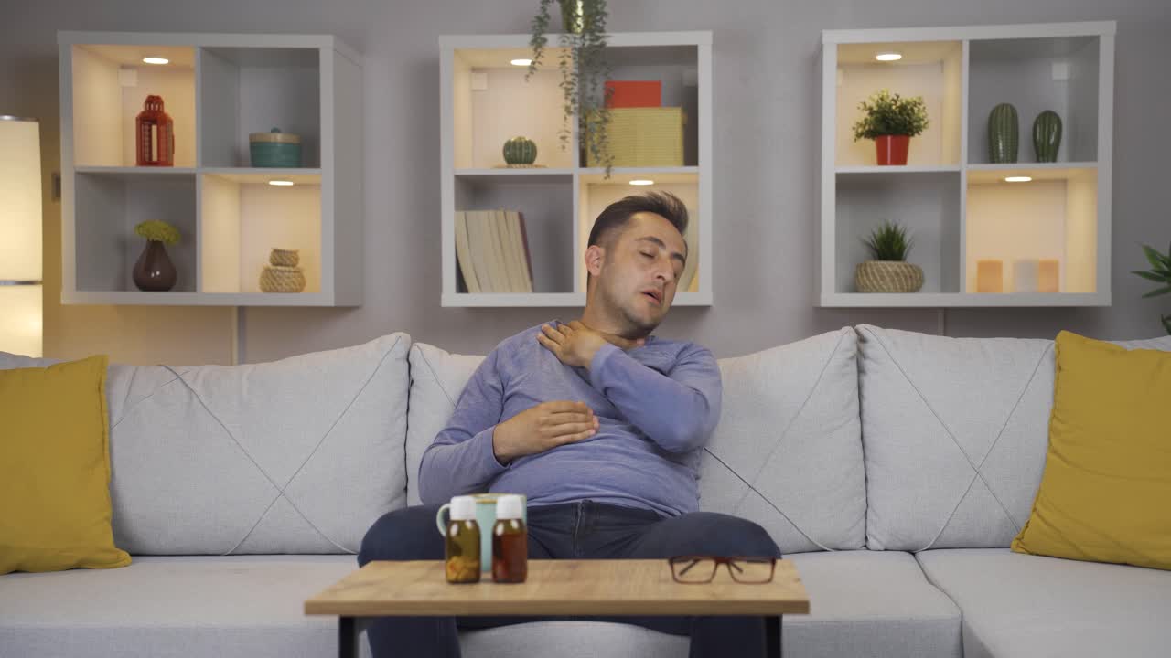 el paciente pulmonar está experimentando dificultad para respirar.