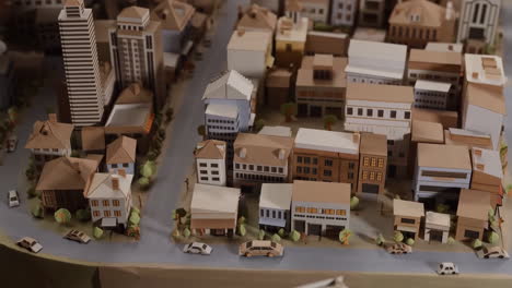 miniature paper model cityscape