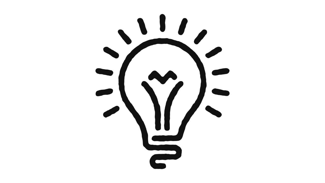 icono de animación de luz y canal alfa