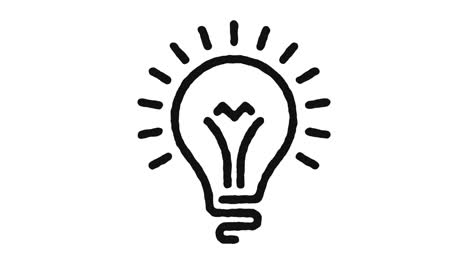 icono de animación de luz y canal alfa