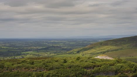 time lapse of rural agricultural nature landscape during the day in ireland