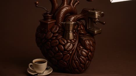 coffee heart