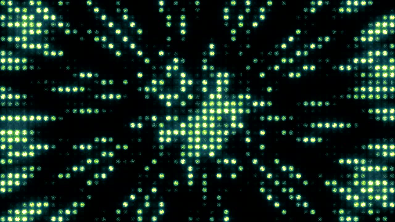 거대한 빛의 벽에 빛나는 무 모양의 무입니다.