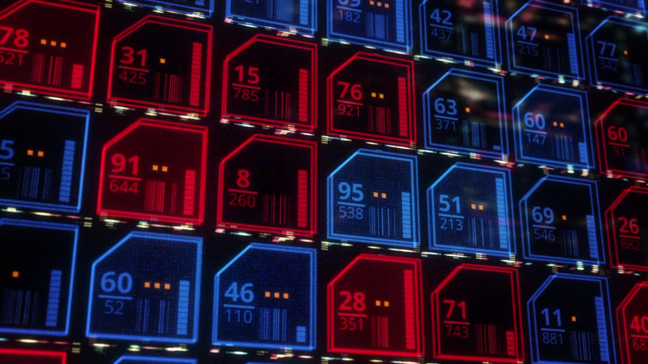 interfaz digital futurista