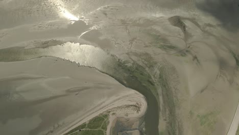 County-Cork,-Ireland---A-Complete-Panorama-of-Pilmore-Strand-and-St-Ita's-GAA-Pitch-Club---Pan-Up-Shot