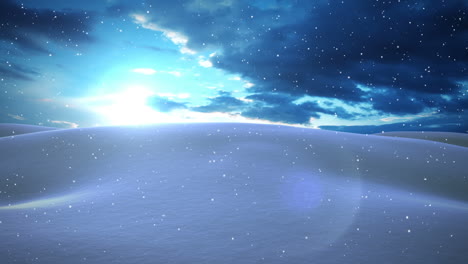 Animation-of-beautiful-winter-landscape