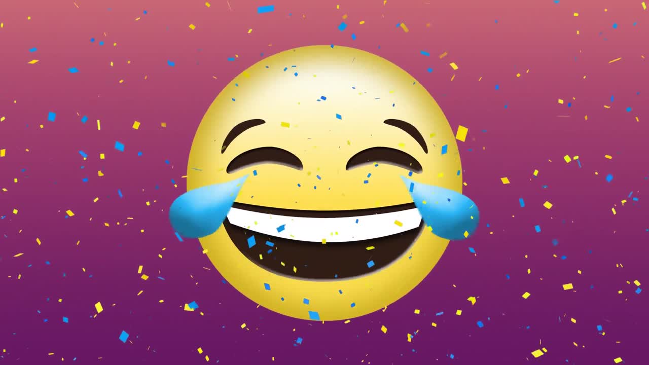 emoji riendo mientras llora