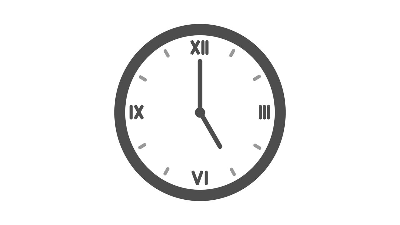 reloj abstracto rápido. reloj contando hacia atrás 24 horas día velocidad rápida. reloj con flechas en movimiento. animación 4k.