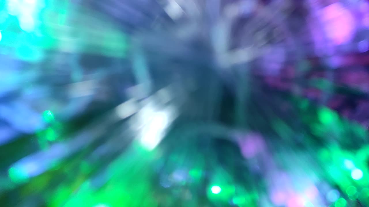 Beautiful blinking shiny abstract colorful 4k video bokeh background with colourful changing with different colors. Blurry holiday lights.