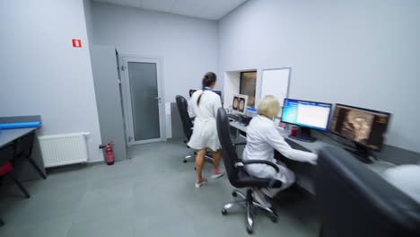 medical office with staff