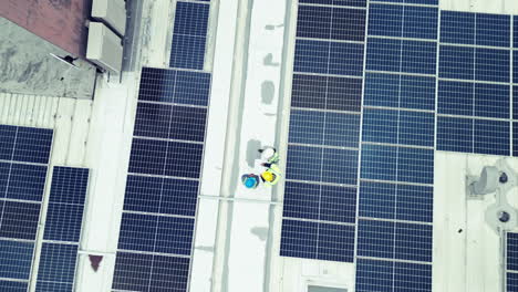 Overhead,-solar-energy-and-a-construction-team