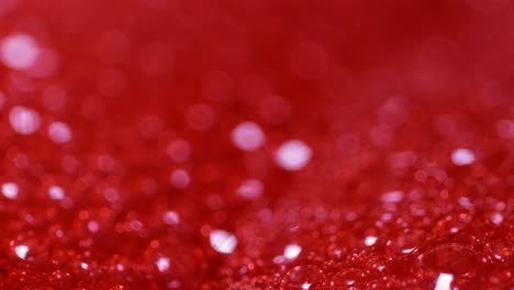 abstract red bubbles