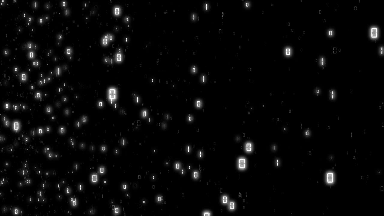 Abstract background with binary code