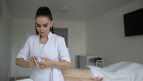 spa session with a therapist