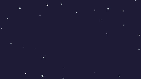 an animation of flat design silver stars background