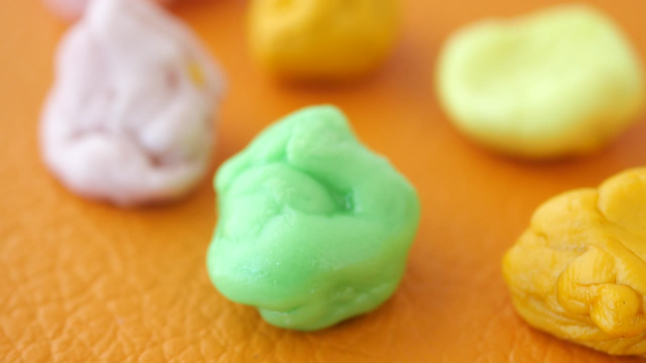 Closeup of colorful chewing gum