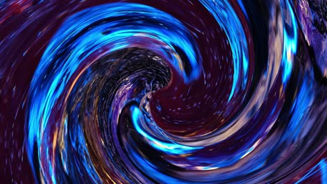 círculos. colores azules y amarillos. imágenes futuristas. abstracción de neón fluorescente