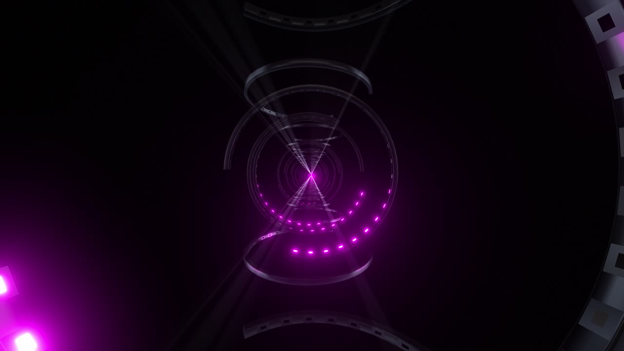 túnel de resplandor abstracto