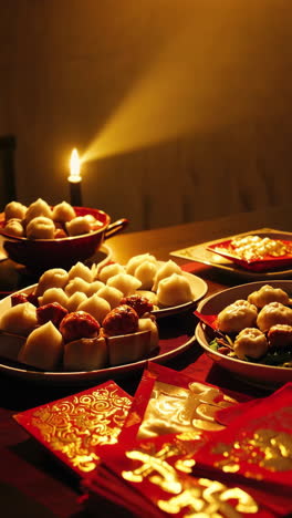 chinese new year celebration dinner
