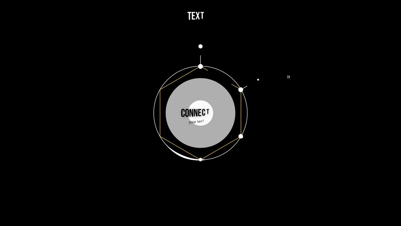 Abstract Circle Diagram
