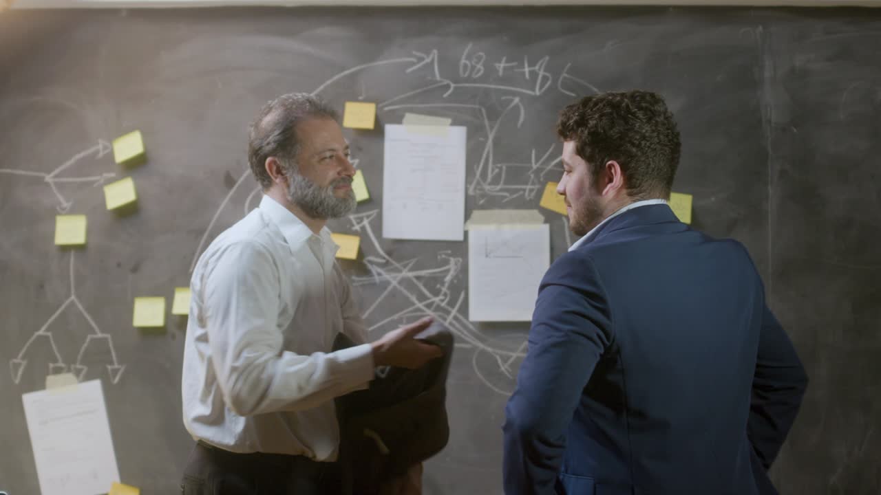 젊은 성공한 사업가 의 초상화  서