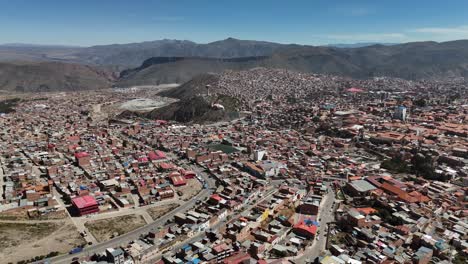 potosi south american city bolivia silver mine nacional de la moneda bolivian potosí mining town drone aerial view