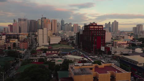 City-skyline-during-a-sunset