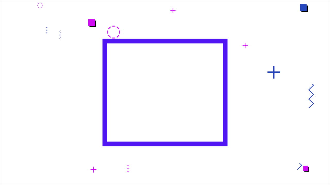 모션 추상적인 기하학적 도형 32