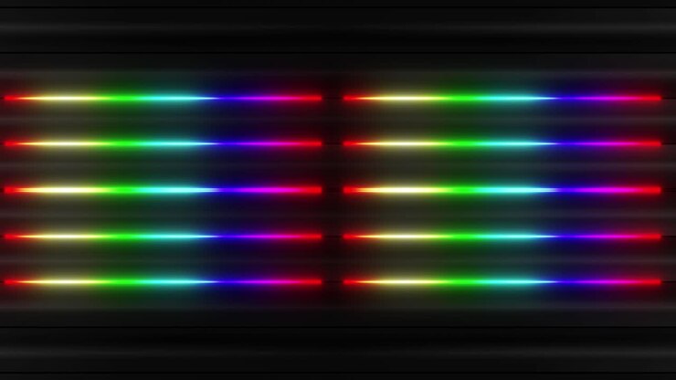 Abstract Neon Light Pattern Background