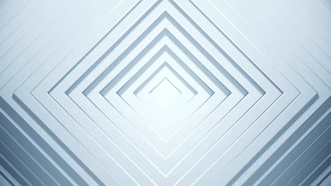 el fondo abstracto de renderizado 3d limpio. el efecto visual de las persianas. la onda geométrica del rombo proviene del centro.
