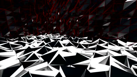 un bucle perfectamente sin costuras en 3d que representa el fondo del origami