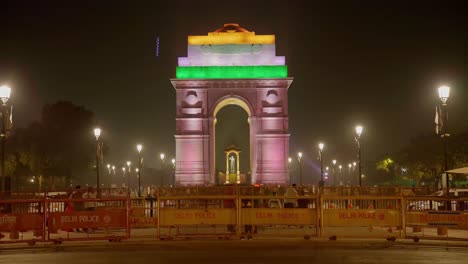 timelapse of india gate