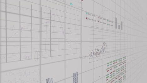 Animation-Der-Finanzdatenverarbeitung-Auf-Grauem-Hintergrund