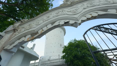 architectural details of a religious site