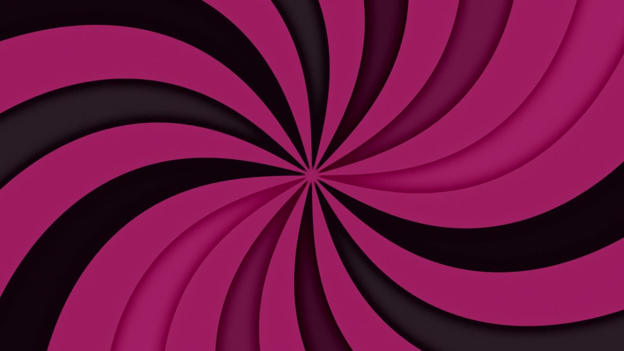 las líneas radiales curvas negras y púrpuras giran sobre un fondo de superficie áspera.