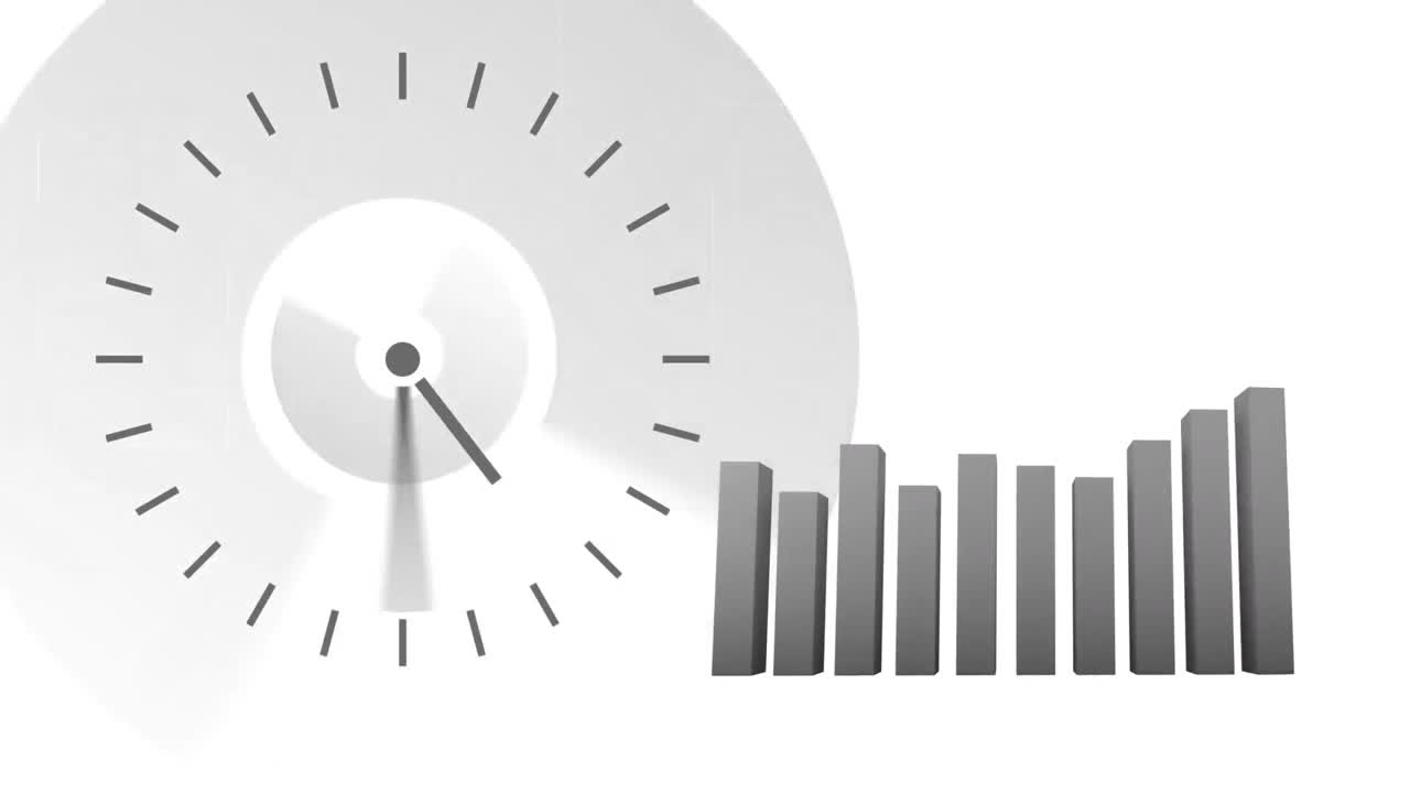 gráficos que muestran las estadísticas cambiantes