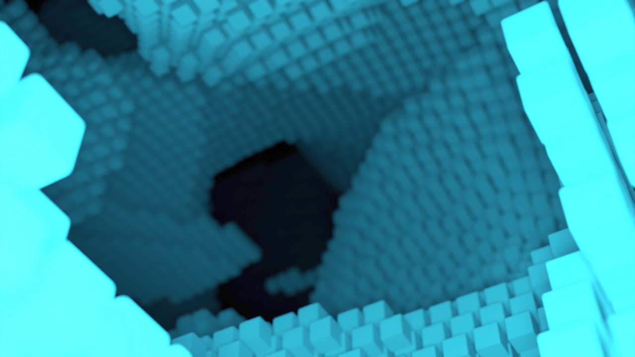 patrón de cubo 3d abstracto