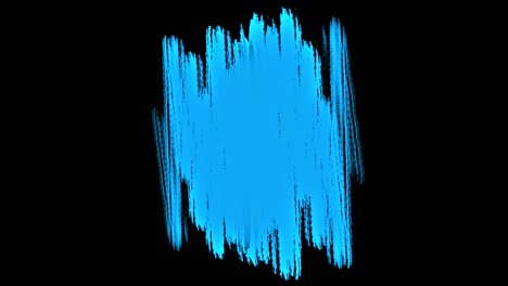blaue pinsel spritzen