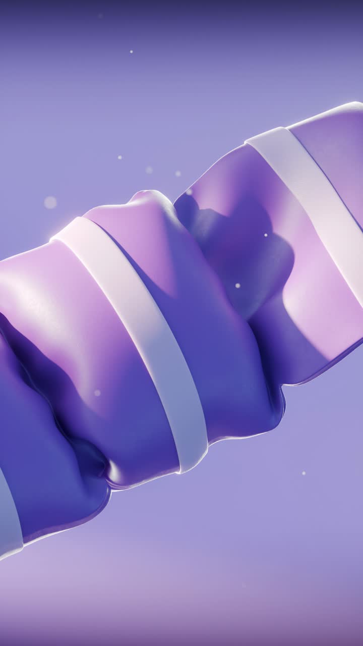 Abstract Purple and White Fabric Wave