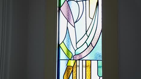 a window of one of la churches