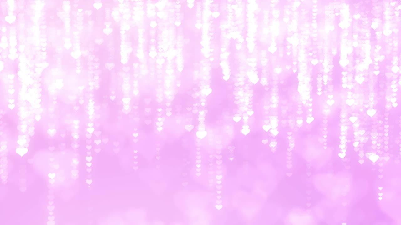 バレンタインデー・モーション・バックグラウンド 落ちる輝く心 シームレス・ループ・マザーズ・デー・ホリデー・アニメーション