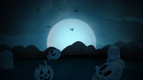 Halloween-background-animation-with-coffins-9