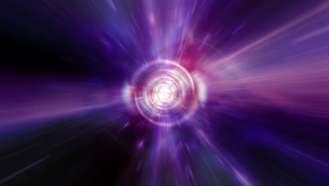 abstract loop hyperspace exploration through colorful wormhole vortex. 4k sci-fi seamless loop hyperspace tunnel interstellar travel concept. science fiction fantasy worm hole tunnel flight.